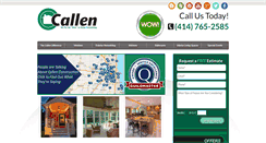 Desktop Screenshot of callenconstruction.com